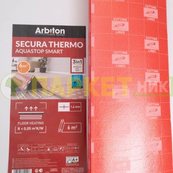 Подложка ARBITON SECURA thermo AQUASTOP SMART 1.6мм гармошка 6м²