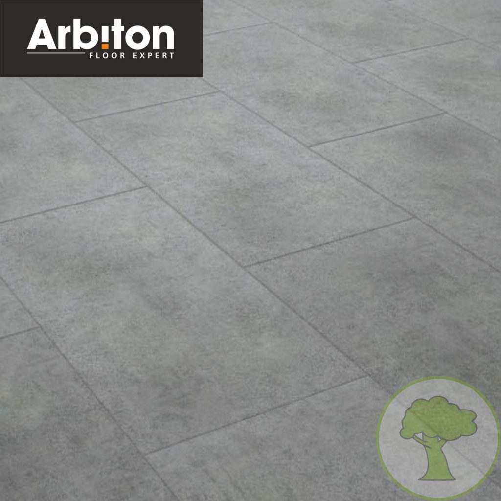 Виниловый пол Arbiton Aroq stone design Бруклин Бетон DA121 42/V4 610mmх305mmх2,5mm 20пл. 3,721м²/уп