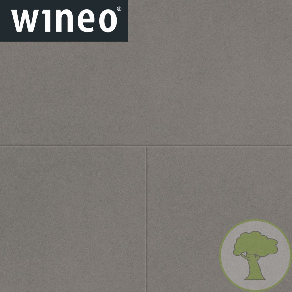 Виниловое покрытие Wineo 800 DB Tile DB00097-1 Solid Grey 4Vmicro 23/33/42кл 914.4mmх914.4mmх2.5mm 6пл. 5,02м2/уп