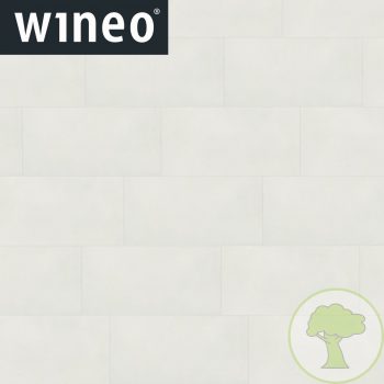Виниловое покрытие Wineo 800 DB Tile DB00102-2 Solid White 4Vmicro 23/33/42кл 914.4mmх457.2mmх2.5mm 10пл. 4,18м2/уп