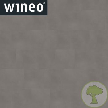 Виниловое покрытие Wineo 800 DB Tile DB00097-3 Solid Solid Grey 4Vmicro 23/33/42кл 457.2mmх457.2mmх2.5mm 16пл. 3,34м2/уп м.кв/уп