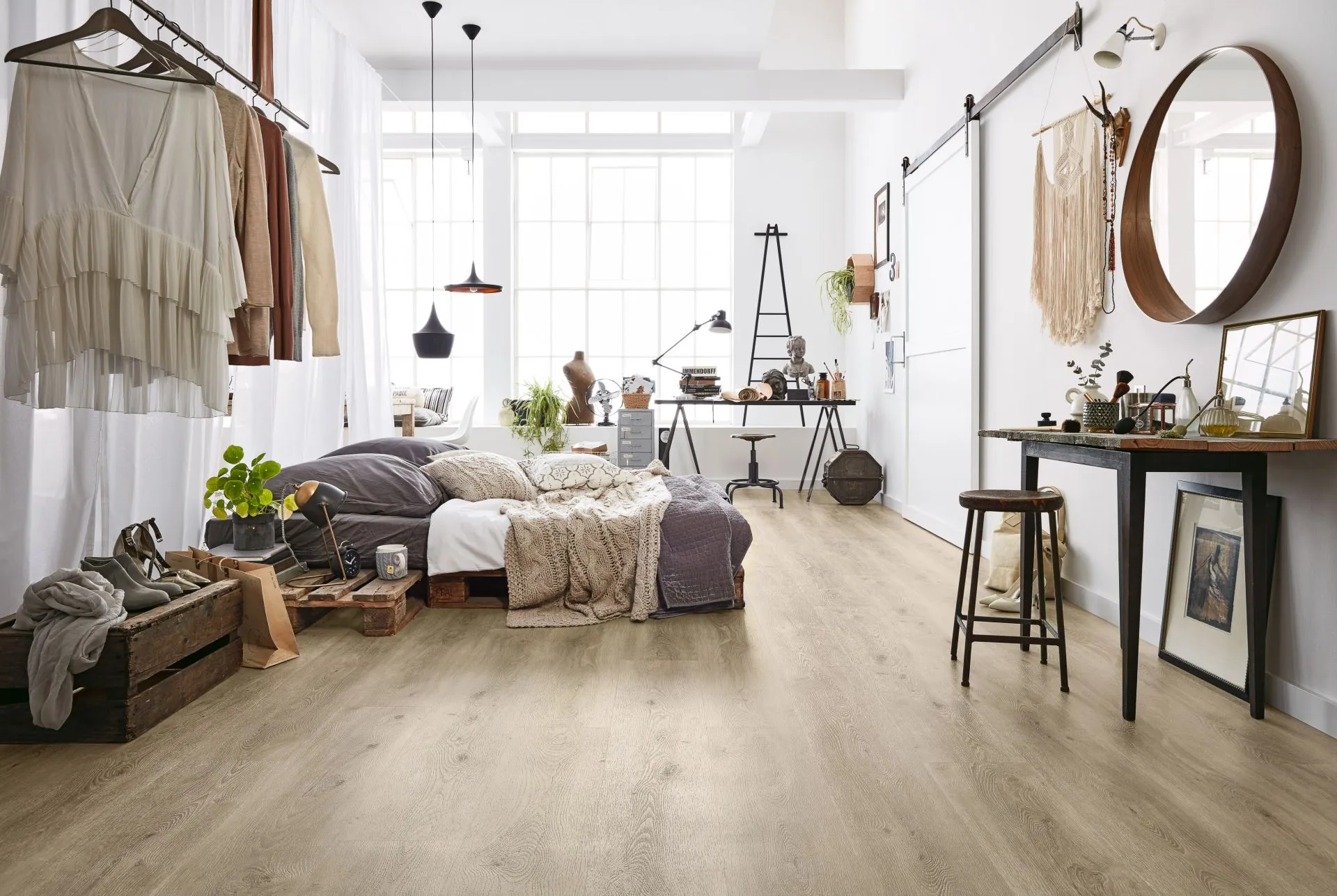 Вінілове покриття Wineo 600 DB Wood XL 2020 DB199W6 Paris Loft