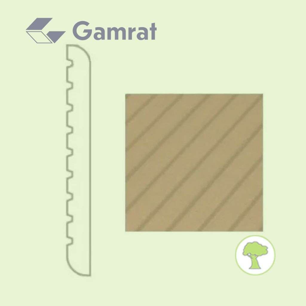 Плінтус Gamrat світло-коричневий