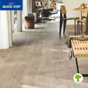 Ламінат Quick Step LARGO LPU3985 White vintage Oak planks для офісу вітальні підлог з високим навантаженням