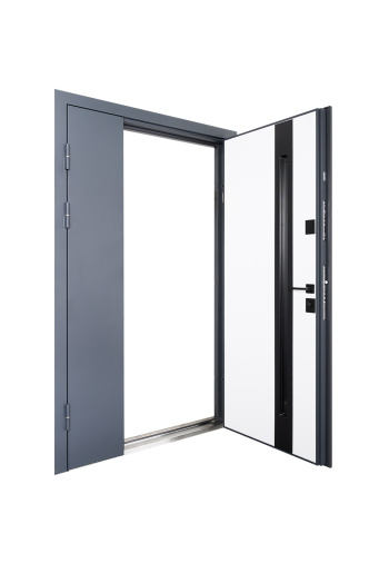 Вхідні двері DEFENDER (KTM) 506 Nordi Glass Сіра 1200