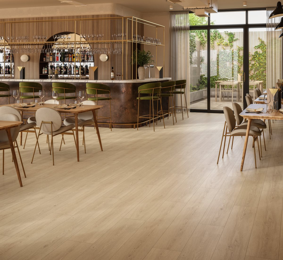 Вінілова підлога Parador TrendTime 8 1744833 Oak Studioline sanded