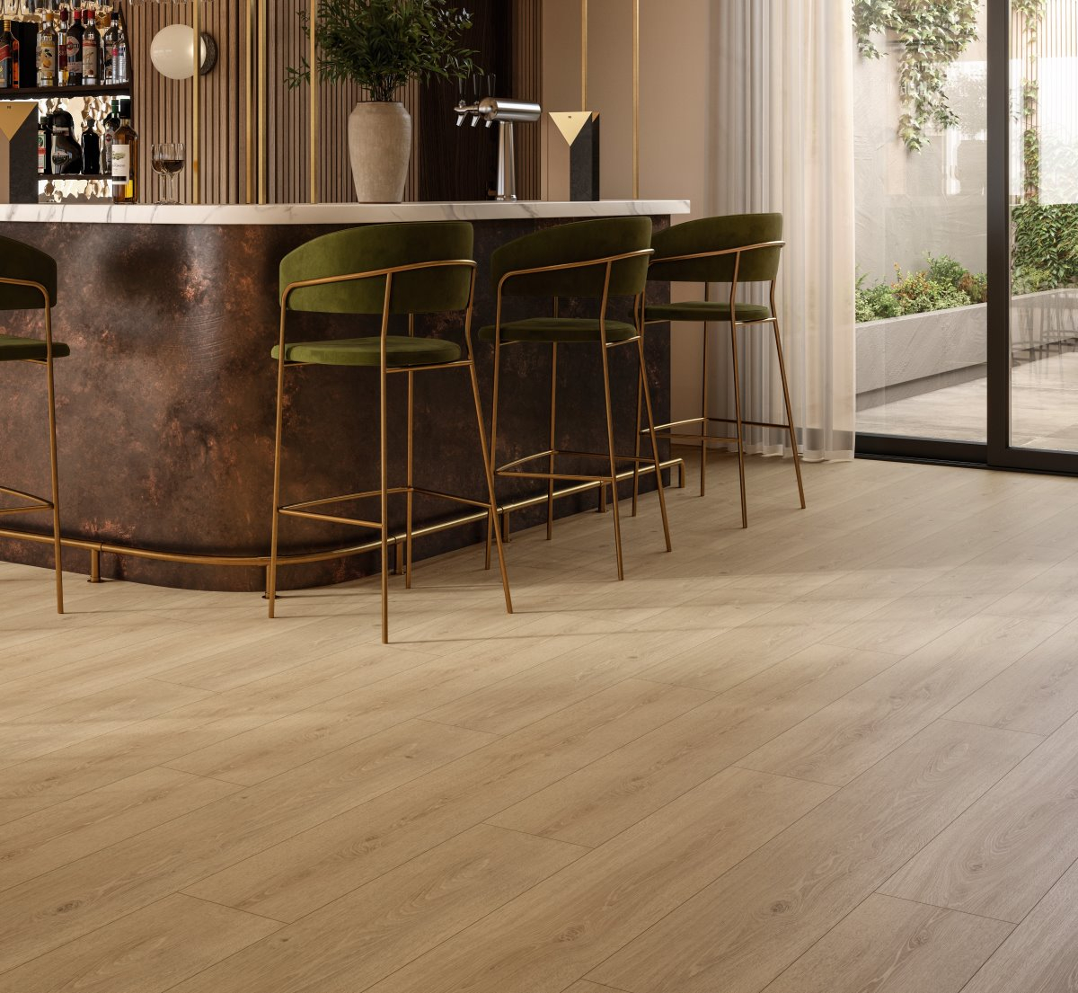 Вінілова підлога Parador TrendTime 8 1744833 Oak Studioline sanded