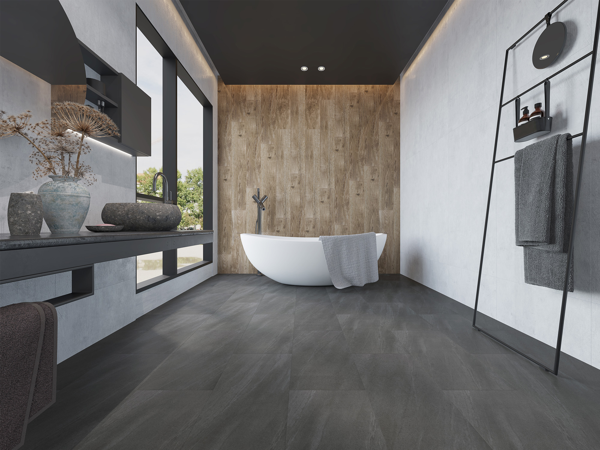 Вінілова підлога Alsaflooring NEO CLICK 55 DALLE 601160 Камінчик