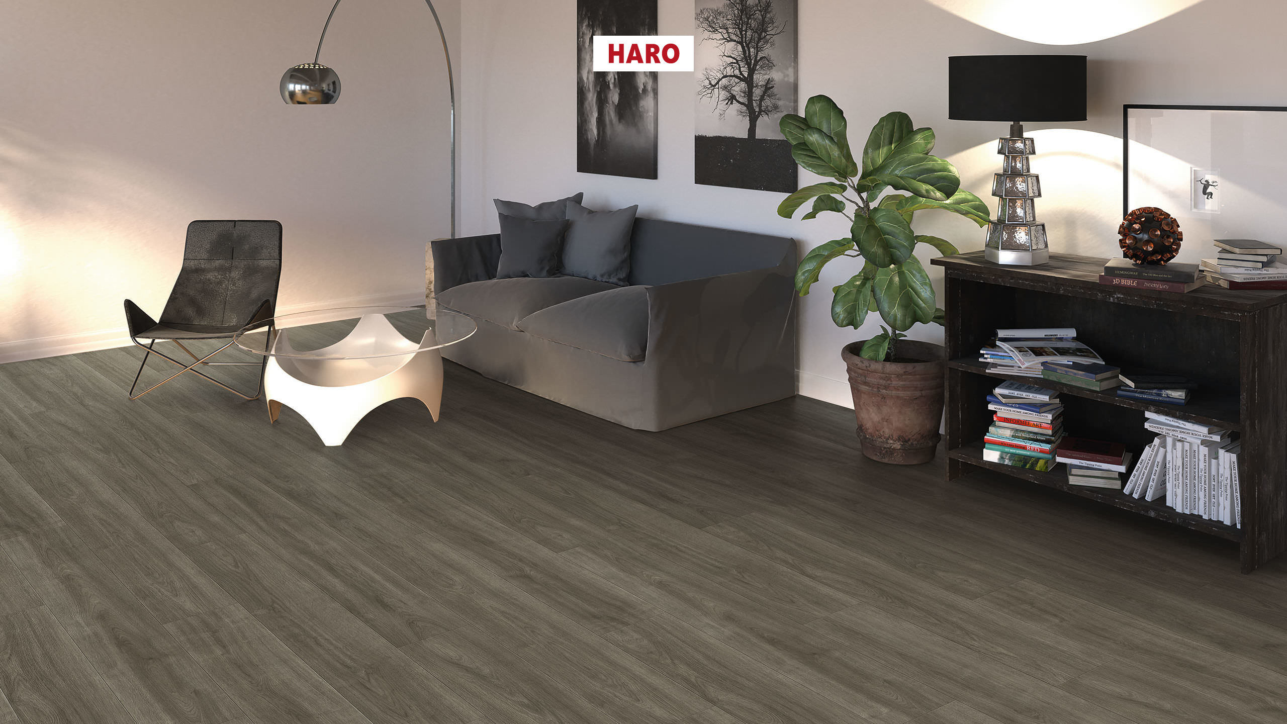 Ламінат HARO Tritty 100 Oak Eleganza Antique Grey