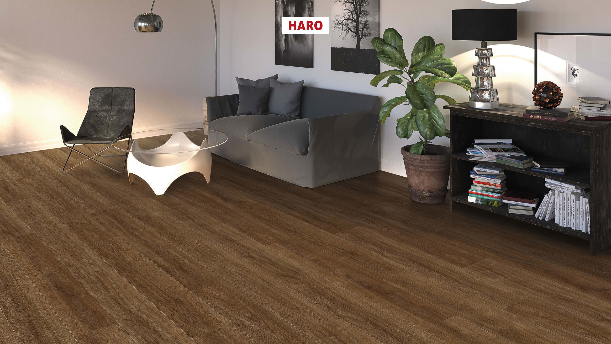 Ламінат HARO Tritty 100 Oak Eleganza Smoked