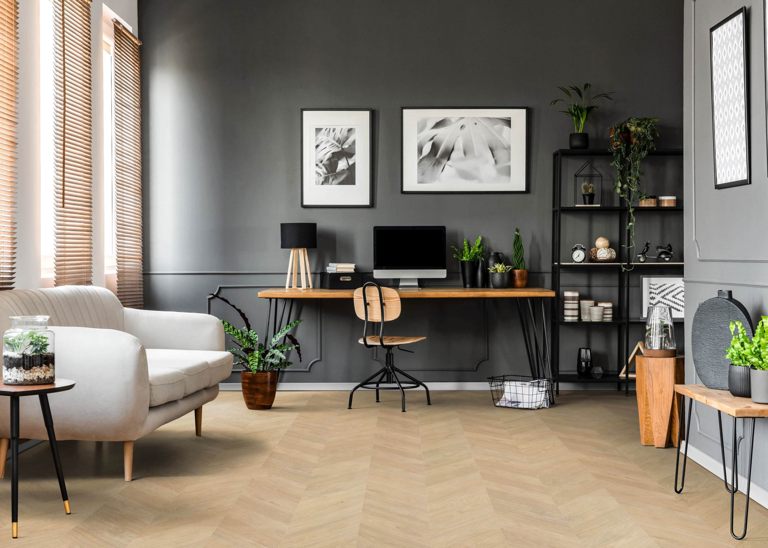 Ламінат HARO Chevron (французька ялинка) Oak Puro