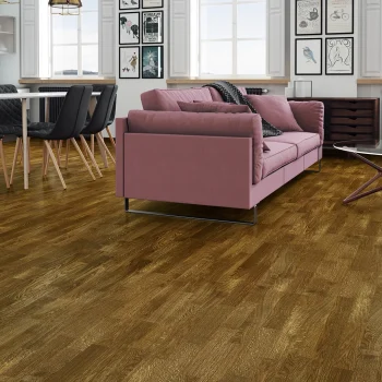 Паркетна дошка Barlinek DECOR Дуб Honey Molti браш, матовий лак 3-смугова 3WG000647