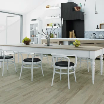 Паркетна дошка Barlinek DECOR Ясен Platinium Molti браш, матовий лак 3-смугова 3WG000654