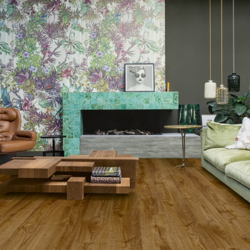 Вінілова підлога Quick Step Bloom AVMPU40090 Дуб осінь коричневий