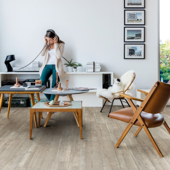 Вінілова підлога Quick Step Bloom AVMPU40074 Сосна ранковий туман