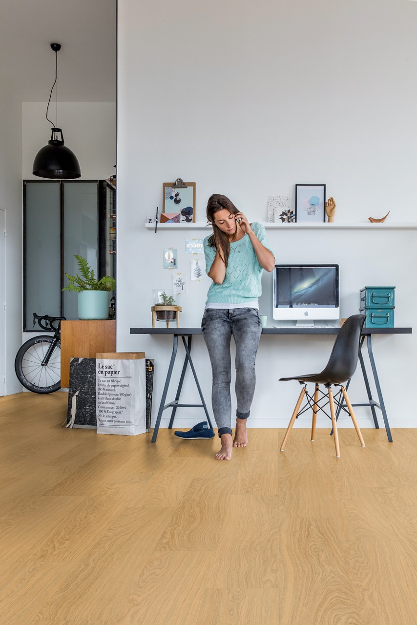 Вінілова підлога Quick Step Bloom AVMPU40098 Дуб чистий медовий