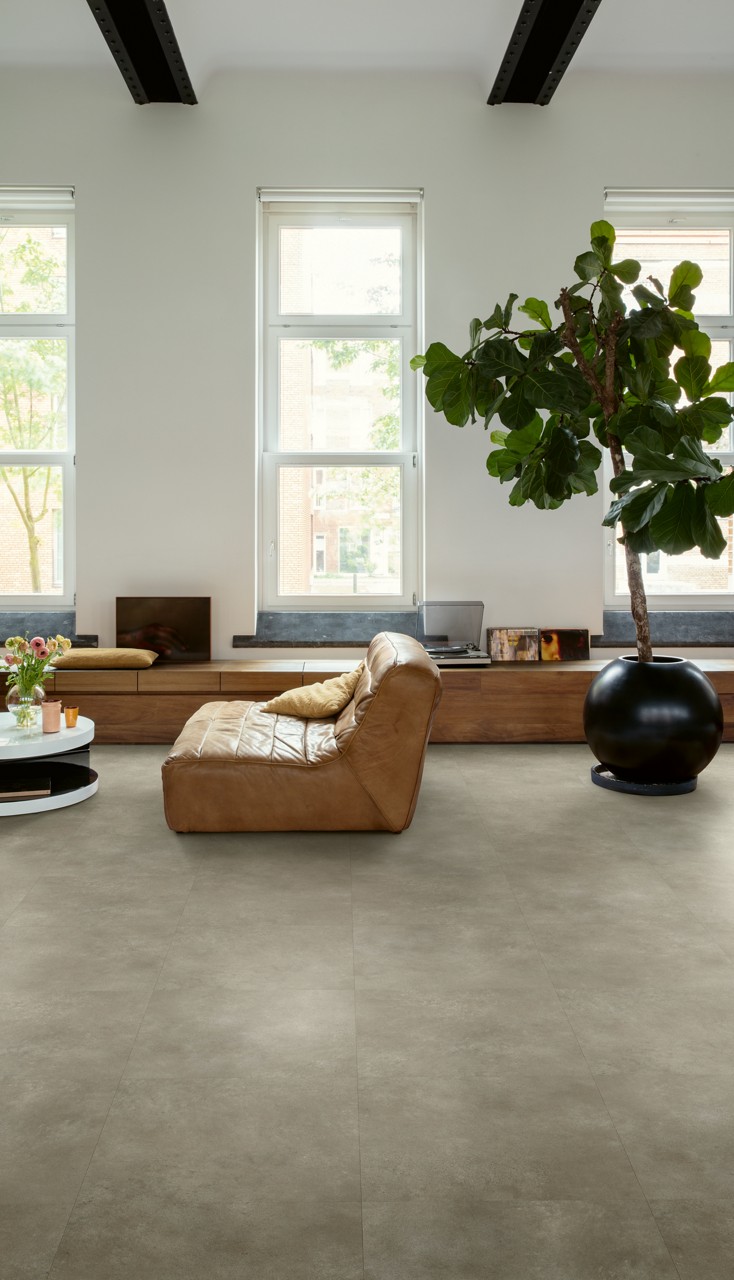 Вінілова підлога Quick Step Blush SGTC20309 Цементний теплий сірий