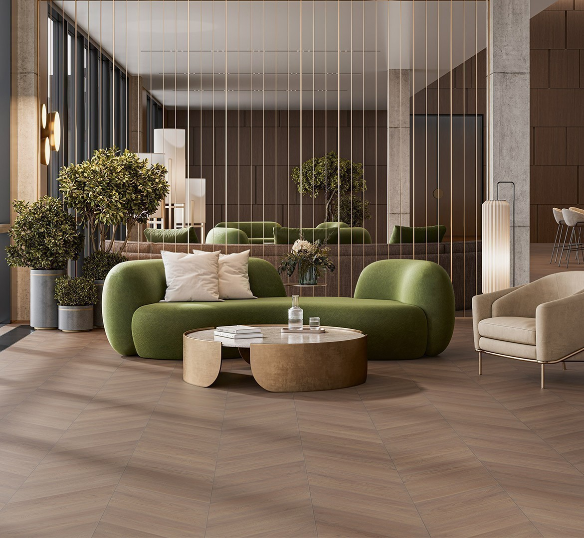 Паркетна дошка PARADOR Trendtime 10 (французька ялинка), 1748486 Chevron Oak Terra