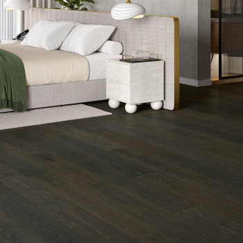 Паркетна дошка PARADOR Classic 3060 V4m 1748887 Oak Pinot Black лівінг мат-лак