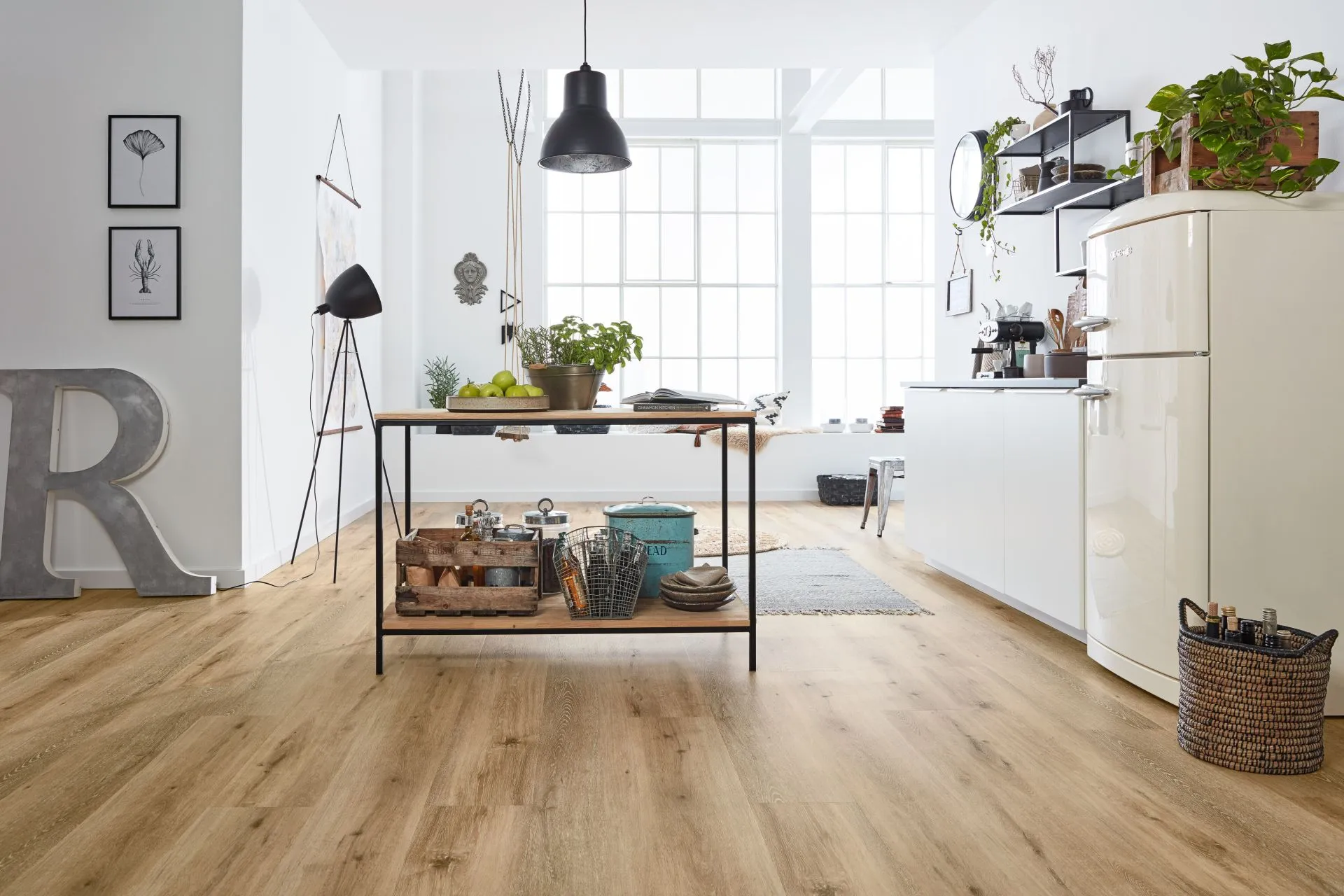 Вінілове покриття Wineo 600 DB Wood XL DB192W6 Lisbon Loft