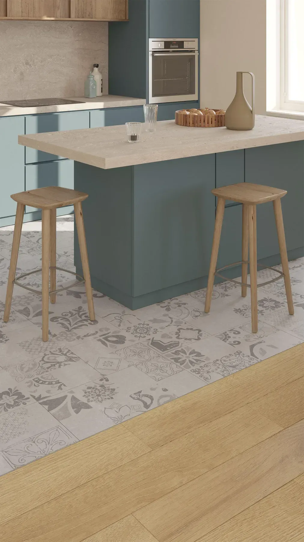 Вінілова підлога Tarkett Elegance Rigid 55 280008018 Medina Grey