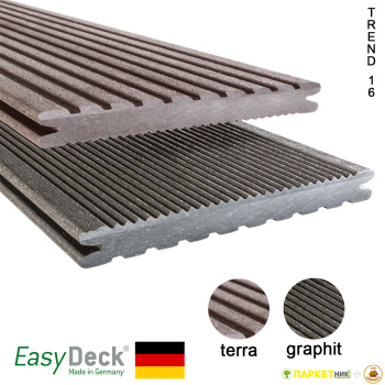 Терасна дошка EasyDeck TREND (масив) 163х16х3000/4000мм